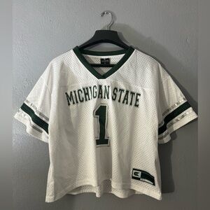 Michigan State Cropped Jersey- XL